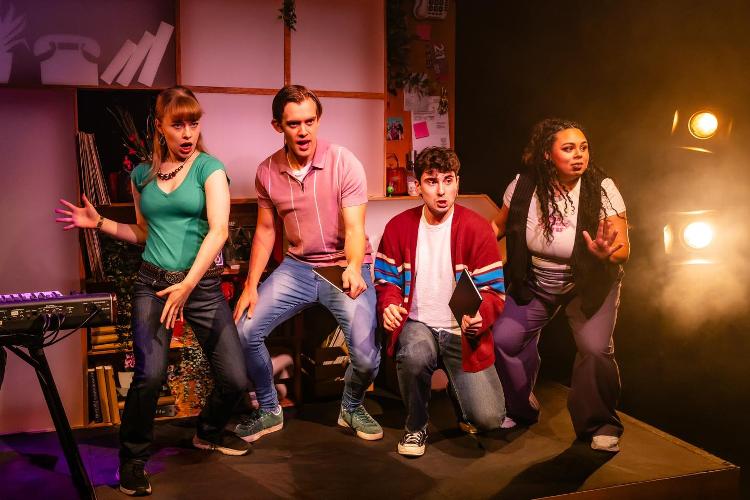 [title of show]  - Review - Southwark Playhouse A musical about a group of people trying to write a musical about a group of people trying to write a musical