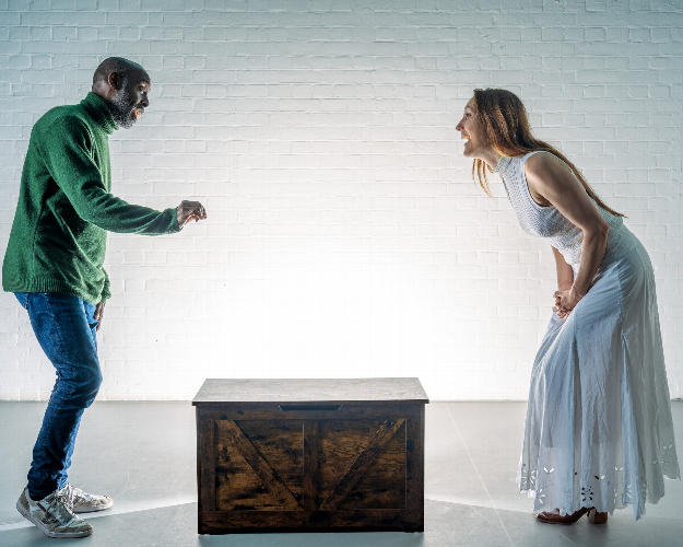 The Box - Review - White Bear Theatre Tom, Kate and a mysterious box