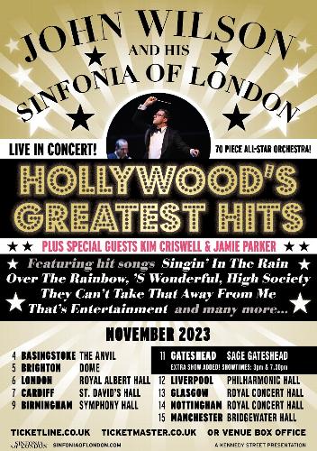 Hollywood’s greatest hits - News The tour includes the Royal Albert Hall