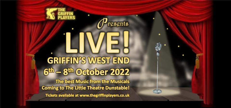 ‘The Show Must Go On’ for Luton-based Theatre Company’s fundraising - News The Griffin Players are the Longest running Amateur Theatre Company in the Luton and Dunstable area